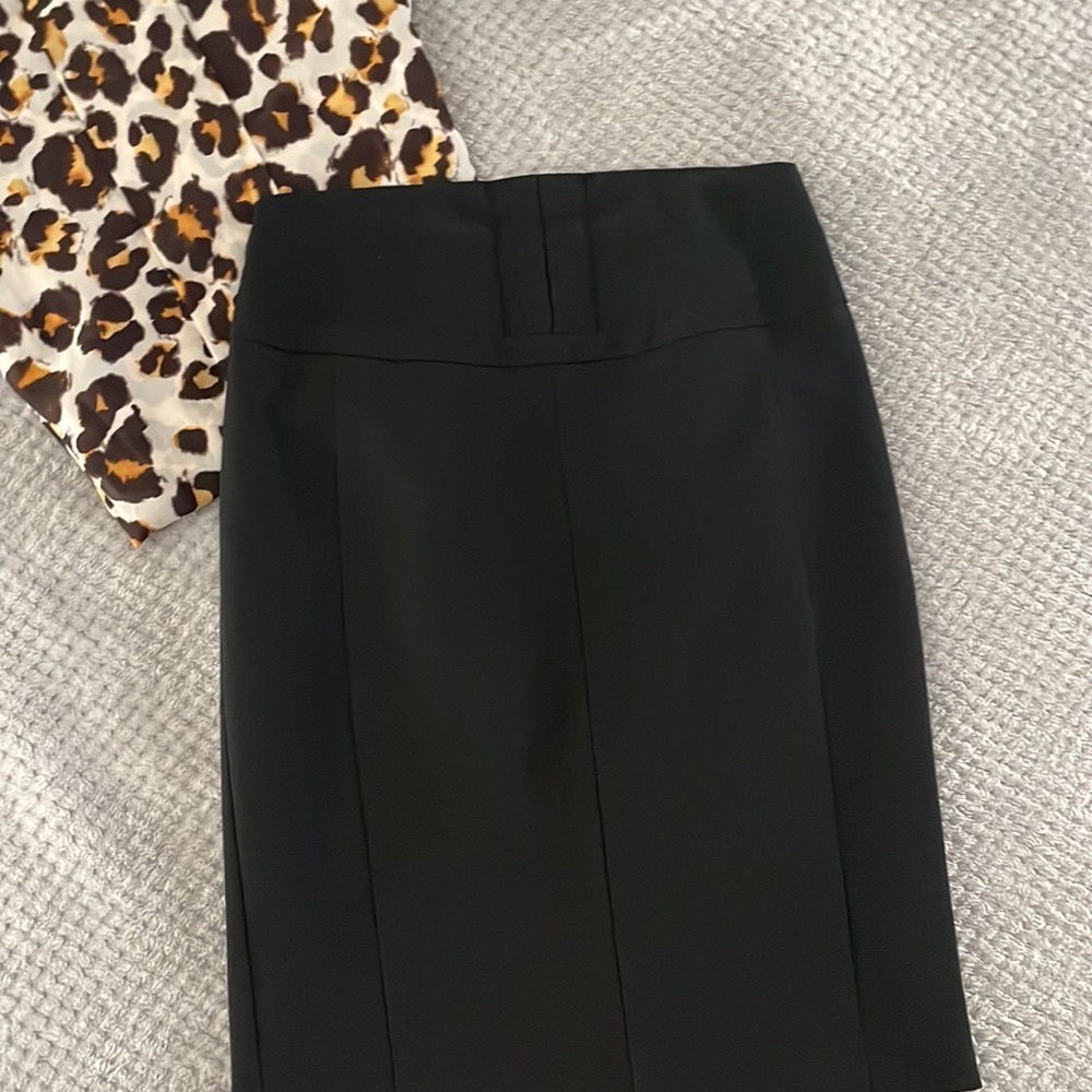 Sz 4 Express fully lined high waist pencil skirt